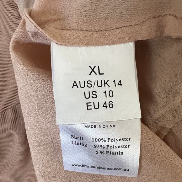 Bronx and Banco Ivanka Floral Embroidered Tiered Mini Dress - US Size 10 - Picture 7 of 7